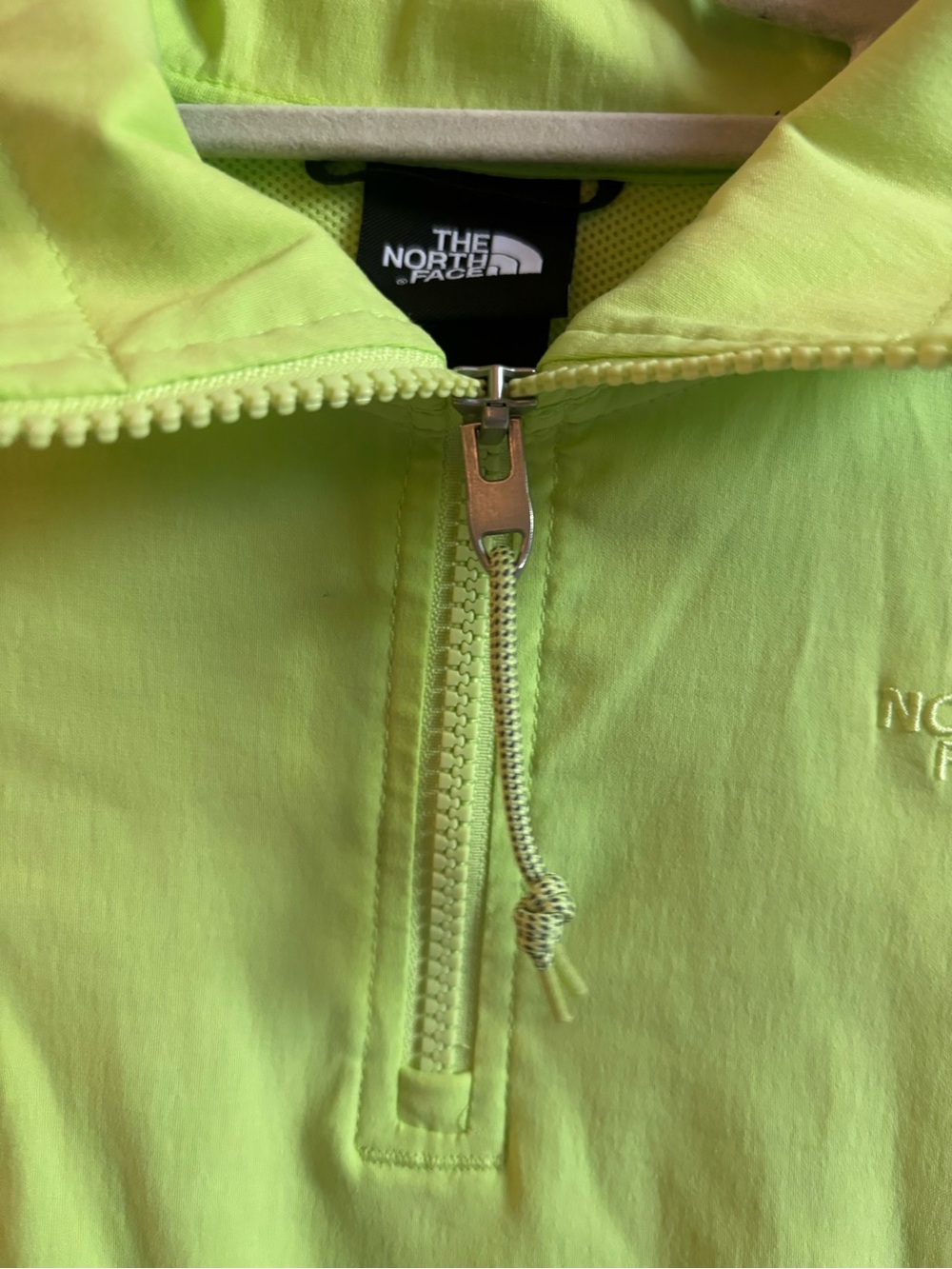 The North Face Neon Lime Lightweight Women's Half-Zip Pullover - Picture 4 of 9